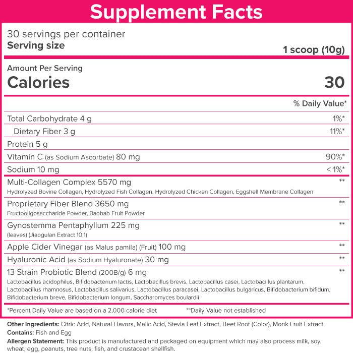 Skinnyfit - Super Youth Multi - Collagen Peptides + Organic Baobab and Probiotics - Strawberry Watermelon Flavor - Ryan Rocks Outdoor Adventures Inc