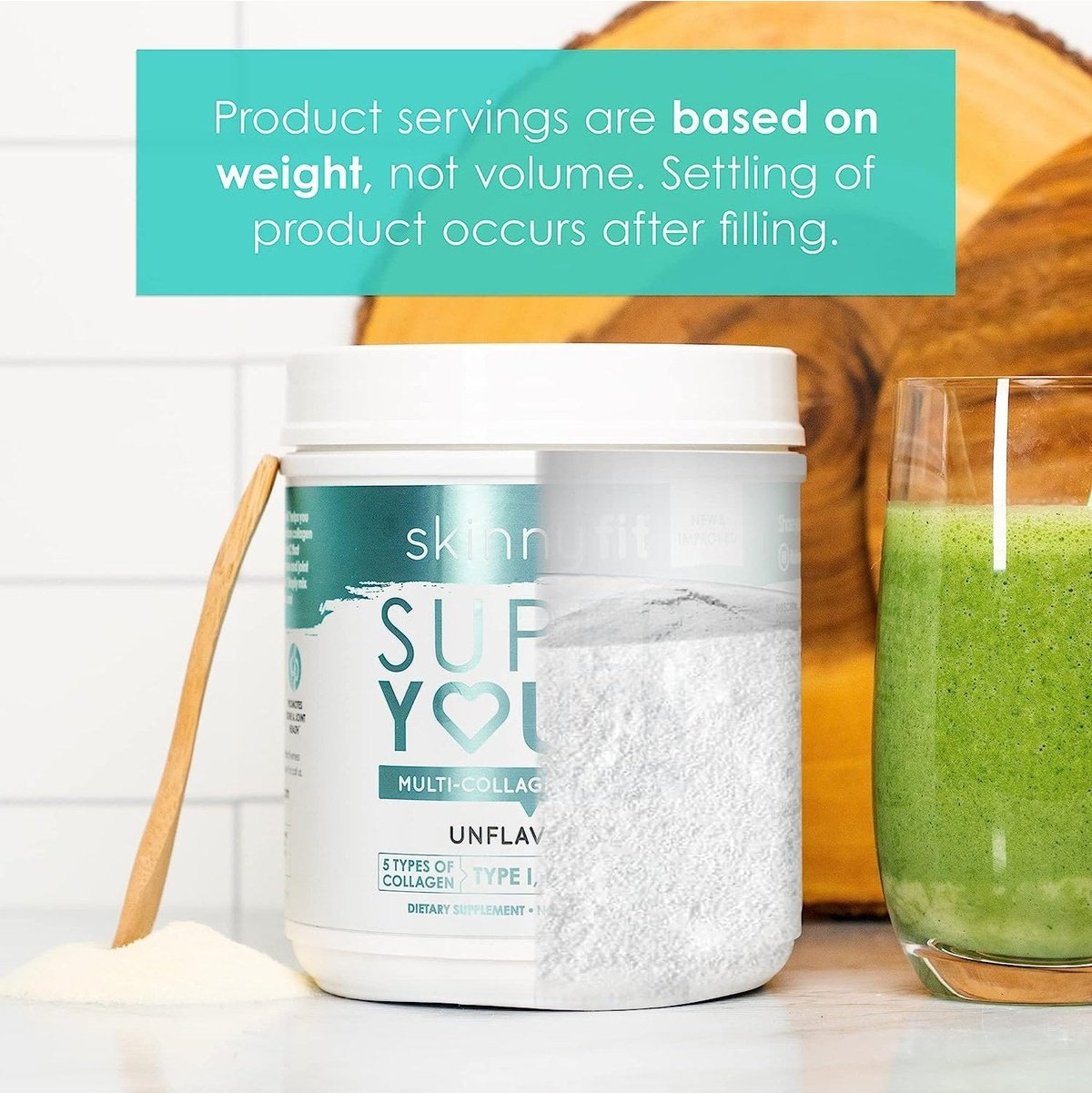 SkinnyFit Super Youth Plus Multi-Collagen Peptides Unflavored Collagen NEW Skinny Fit