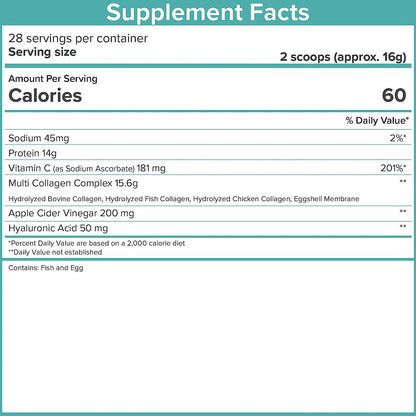 SkinnyFit Super Youth Plus Multi-Collagen Peptides Unflavored Collagen NEW Skinny Fit
