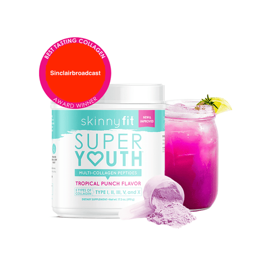SkinnyFit Super Youth Multi - Collagen Peptides Tropical Punch Flavor Skinny Fit - Ryan Rocks Outdoor Adventures Inc